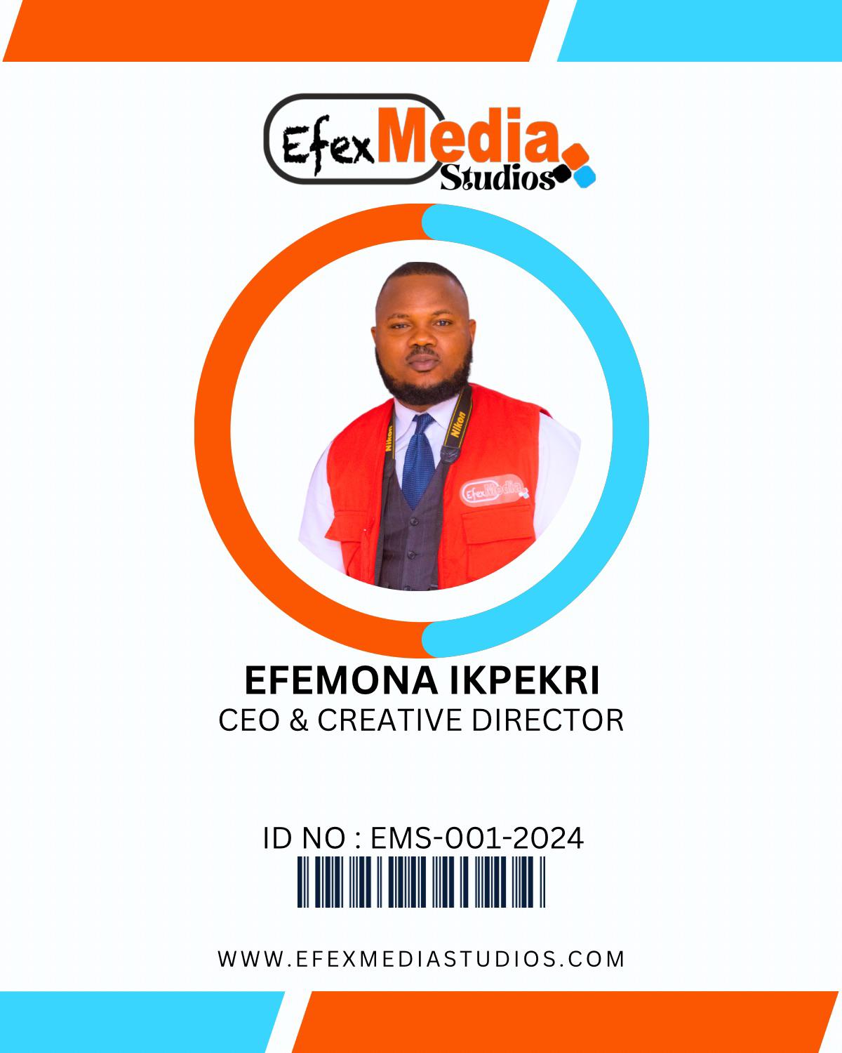 Ikpekri Efemona Uvie - CEO