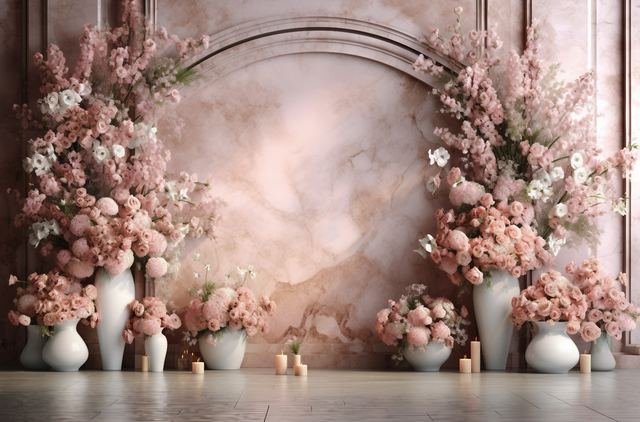 Floral Room digital background